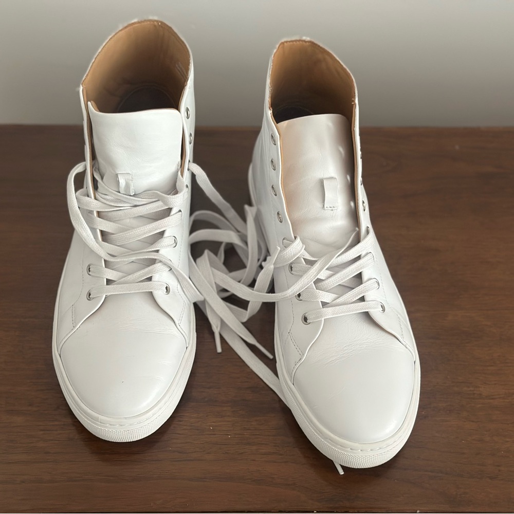 Men’s leather Thursday, high top sneakers